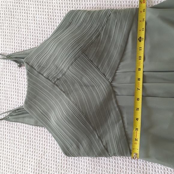 Kennedy Blue Milly bridesmaid dress in Moss color - Picture 3 of 8